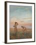 Hoeing, c1872-1911, (1911)-George Clausen-Framed Giclee Print