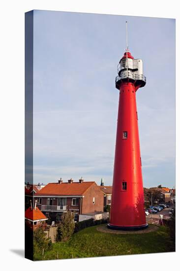 Hoek Van Holland Lighthouse.-benkrut-Stretched Canvas