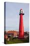 Hoek Van Holland Lighthouse.-benkrut-Stretched Canvas