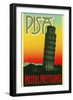 Hoel Nettuno, Pisa Italy-null-Framed Giclee Print