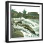 Hönefoss (Norway), the Falls, the Great Waterfall-Leon, Levy et Fils-Framed Photographic Print