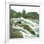 Hönefoss (Norway), the Falls, the Great Waterfall-Leon, Levy et Fils-Framed Photographic Print