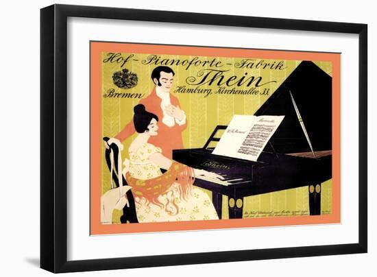 Hof-Pianoforte-Fabrik-Frirz Helmut Ehucke-Framed Art Print