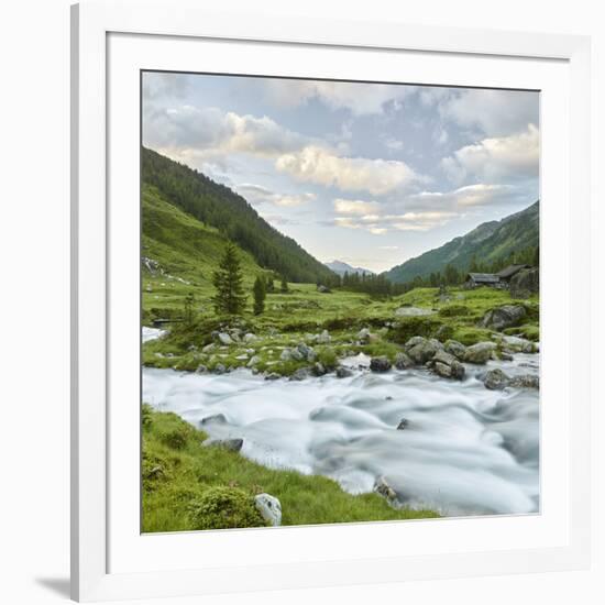 Hofalm, Debantbach, Debanttal, National Park Hohe Tauern, Tyrol, Austria-Rainer Mirau-Framed Photographic Print