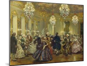 Hofball Im Schloss Reinsberg-Adolph von Menzel-Mounted Giclee Print