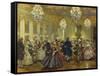 Hofball Im Schloss Reinsberg-Adolph von Menzel-Framed Stretched Canvas