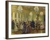 Hofball Im Schloss Reinsberg-Adolph von Menzel-Framed Giclee Print