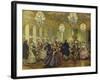 Hofball Im Schloss Reinsberg-Adolph von Menzel-Framed Giclee Print