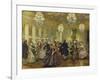 Hofball Im Schloss Reinsberg-Adolph von Menzel-Framed Giclee Print