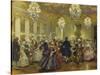 Hofball Im Schloss Reinsberg-Adolph von Menzel-Stretched Canvas