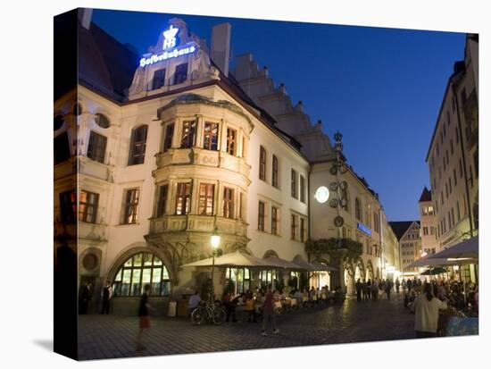 Hofbrauhaus Restaurant at Platzl Square, Munich's Most Famous Beer Hall, Munich, Bavaria, Germany-Yadid Levy-Stretched Canvas