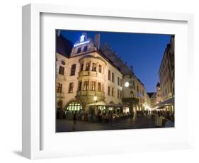 Hofbrauhaus Restaurant at Platzl Square, Munich's Most Famous Beer Hall, Munich, Bavaria, Germany-Yadid Levy-Framed Photographic Print