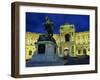 Hofburg at Night, UNESCO World Heritage Site, Vienna, Austria, Europe-Stuart Black-Framed Photographic Print