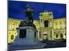 Hofburg at Night, UNESCO World Heritage Site, Vienna, Austria, Europe-Stuart Black-Mounted Photographic Print