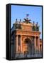 Hofburg Palace Exterior, Vienna, Austria, Central Europe-Neil Farrin-Framed Stretched Canvas