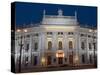 Hofburgtheatre at Night, Vienna, Austria-Charles Bowman-Stretched Canvas