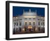 Hofburgtheatre at Night, Vienna, Austria-Charles Bowman-Framed Photographic Print