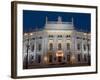 Hofburgtheatre at Night, Vienna, Austria-Charles Bowman-Framed Photographic Print