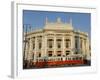 Hofburgtheatre with Tram, Vienna, Austria-Charles Bowman-Framed Photographic Print