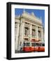 Hofburgtheatre with Tram, Vienna, Austria-Charles Bowman-Framed Photographic Print