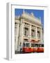 Hofburgtheatre with Tram, Vienna, Austria-Charles Bowman-Framed Photographic Print