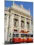 Hofburgtheatre with Tram, Vienna, Austria-Charles Bowman-Mounted Photographic Print