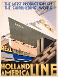 Advertisement for the Holland America Line, c.1932-Hoff-Giclee Print