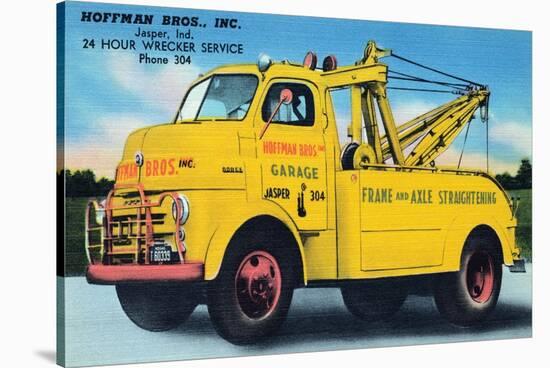 Hoffman Brothers Inc. 24 Hour Wrecker Service-null-Stretched Canvas