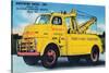 Hoffman Brothers Inc. 24 Hour Wrecker Service-null-Stretched Canvas