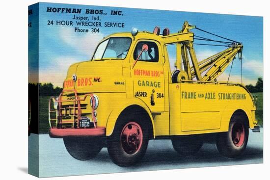 Hoffman Brothers Inc. 24 Hour Wrecker Service-null-Stretched Canvas