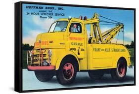 Hoffman Brothers Inc. 24 Hour Wrecker Service-null-Framed Stretched Canvas