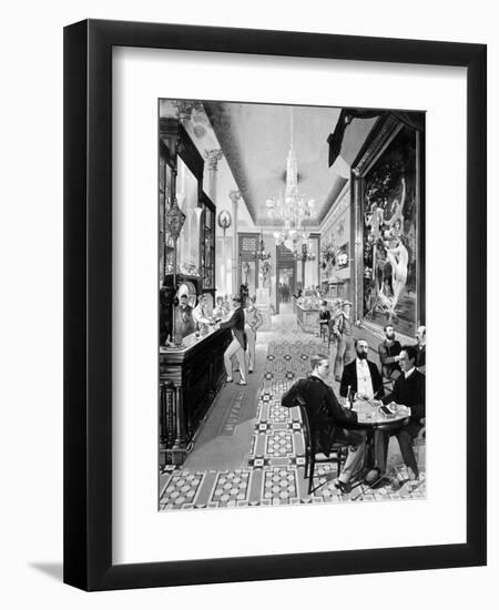 Hoffman House Bar-null-Framed Premium Giclee Print