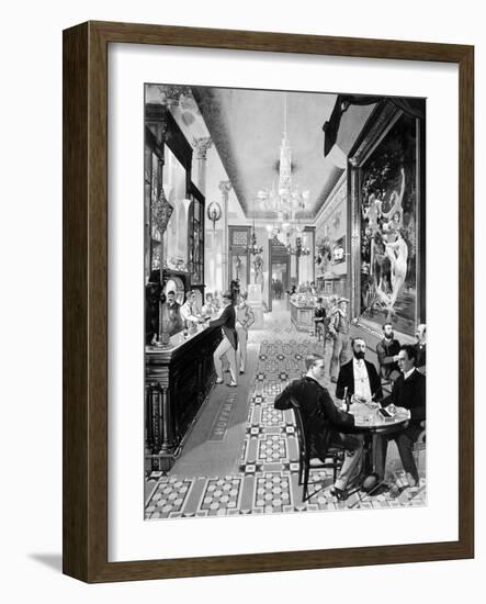 Hoffman House Bar-null-Framed Giclee Print