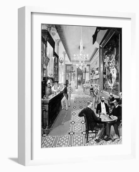 Hoffman House Bar-null-Framed Giclee Print