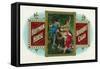 Hoffman House Brand Cigar Box Label-Lantern Press-Framed Stretched Canvas