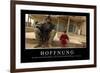 Hoffnung: Motivationsposter Mit Inspirierendem Zitat-null-Framed Photographic Print
