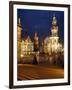 Hofkirche and Palace at Theaterplatz, Dresden, Saxony, Germany, Europe-Hans Peter Merten-Framed Photographic Print