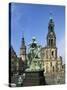 Hofkirche, Dresden, Saxony, Germany, Europe-Hans Peter Merten-Stretched Canvas