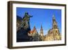 Hofkirche, Dresden, Saxony, Germany, Europe-Hans-Peter Merten-Framed Photographic Print