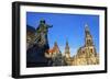 Hofkirche, Dresden, Saxony, Germany, Europe-Hans-Peter Merten-Framed Photographic Print