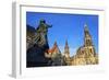 Hofkirche, Dresden, Saxony, Germany, Europe-Hans-Peter Merten-Framed Photographic Print