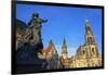 Hofkirche, Dresden, Saxony, Germany, Europe-Hans-Peter Merten-Framed Photographic Print