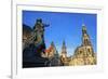 Hofkirche, Dresden, Saxony, Germany, Europe-Hans-Peter Merten-Framed Photographic Print