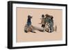 Hog and Dogs-Grandville-Framed Art Print