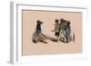 Hog and Dogs-Grandville-Framed Art Print