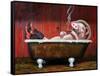 Hog Heaven-Lucia Heffernan-Framed Stretched Canvas