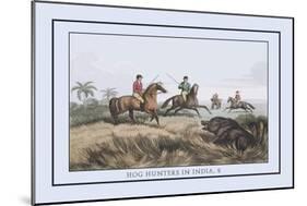Hog Hunters in India-Howitt-Mounted Art Print
