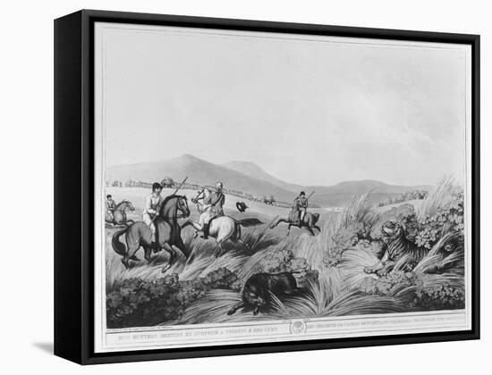 Hog Hunters Meeting-Samuel Howett-Framed Stretched Canvas