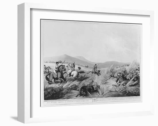 Hog Hunters Meeting-Samuel Howett-Framed Giclee Print