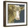 Hogans Brown Cow-Beverly Dyer-Framed Art Print